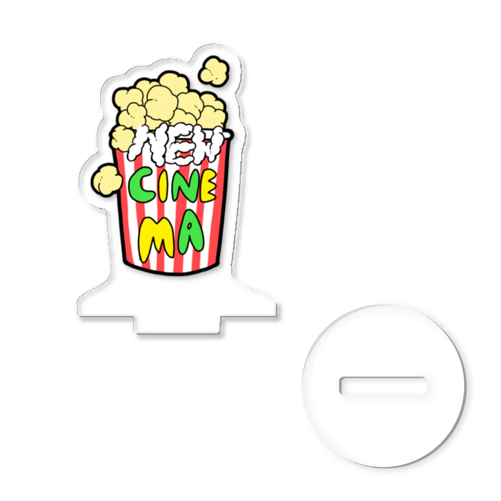 LacのNEW CINEMA Popcorn Acrylic Stand