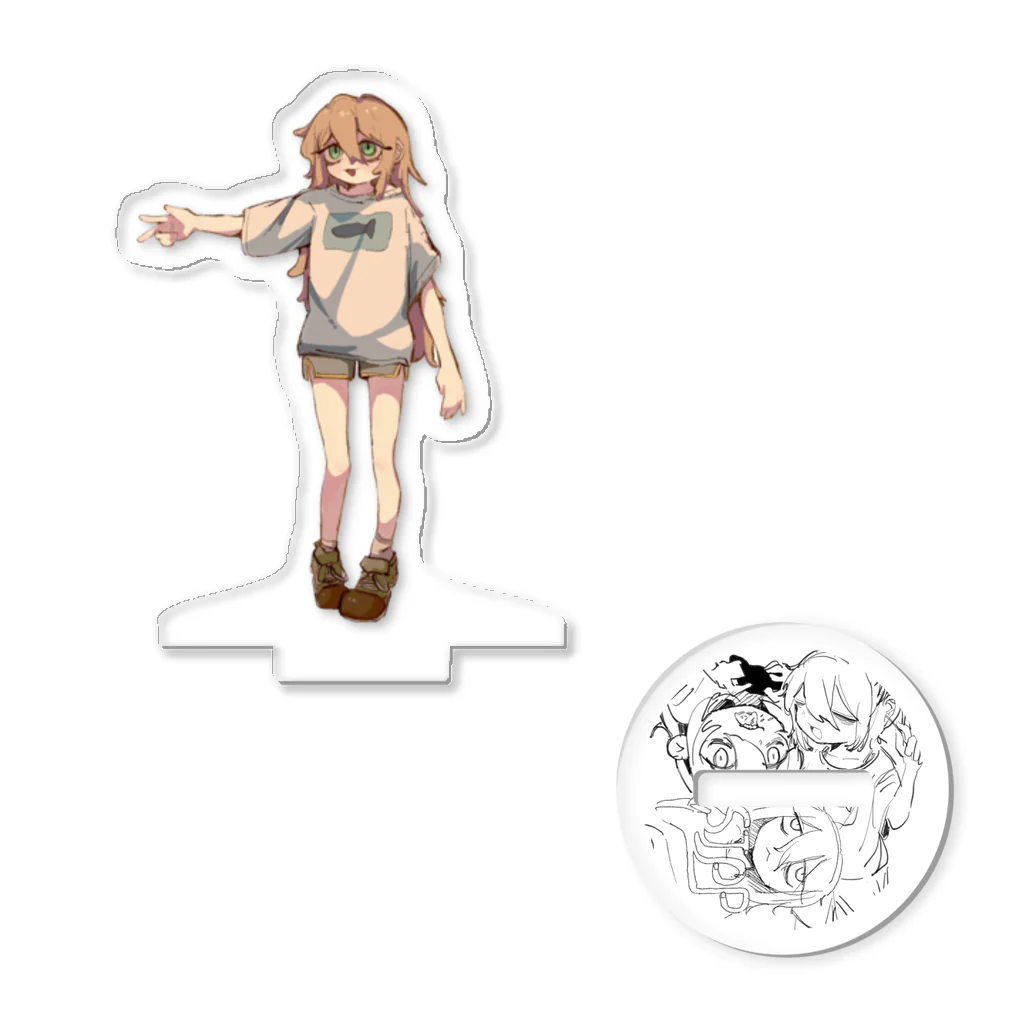 圻巳 にわのネピ Acrylic Stand