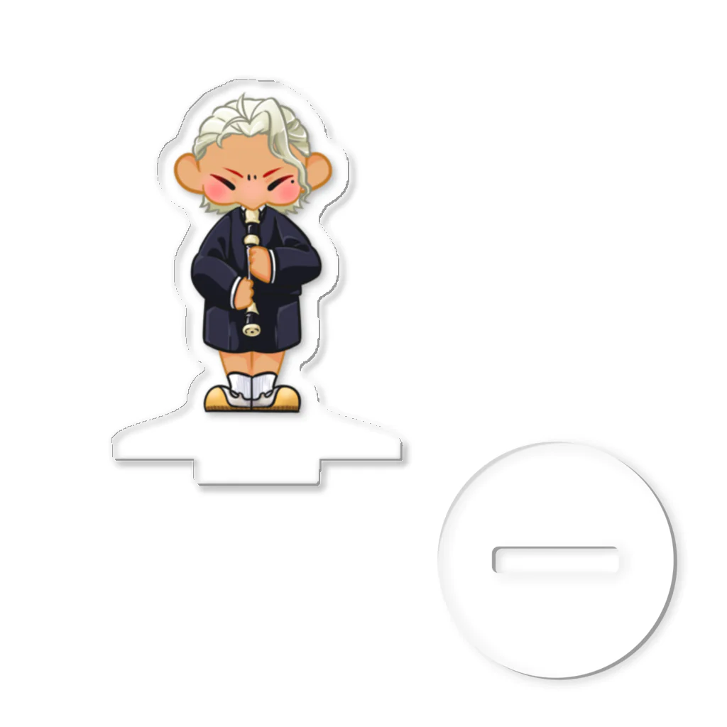 一生金欠マンのにとろろちゃん上手に吹けるかな？ Acrylic Stand