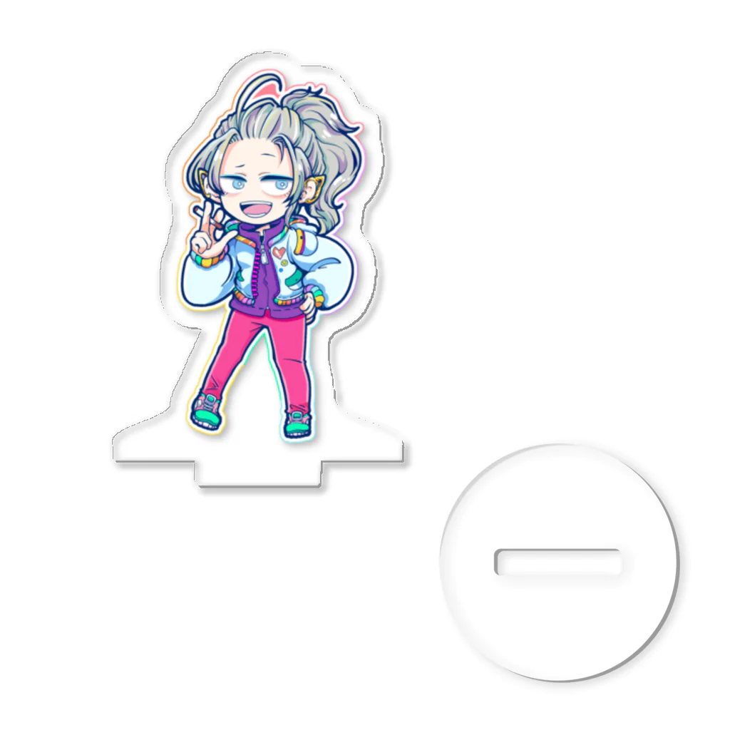 めくぇるめ屋のZ!ZZ (デフォルメの俺) Acrylic Stand