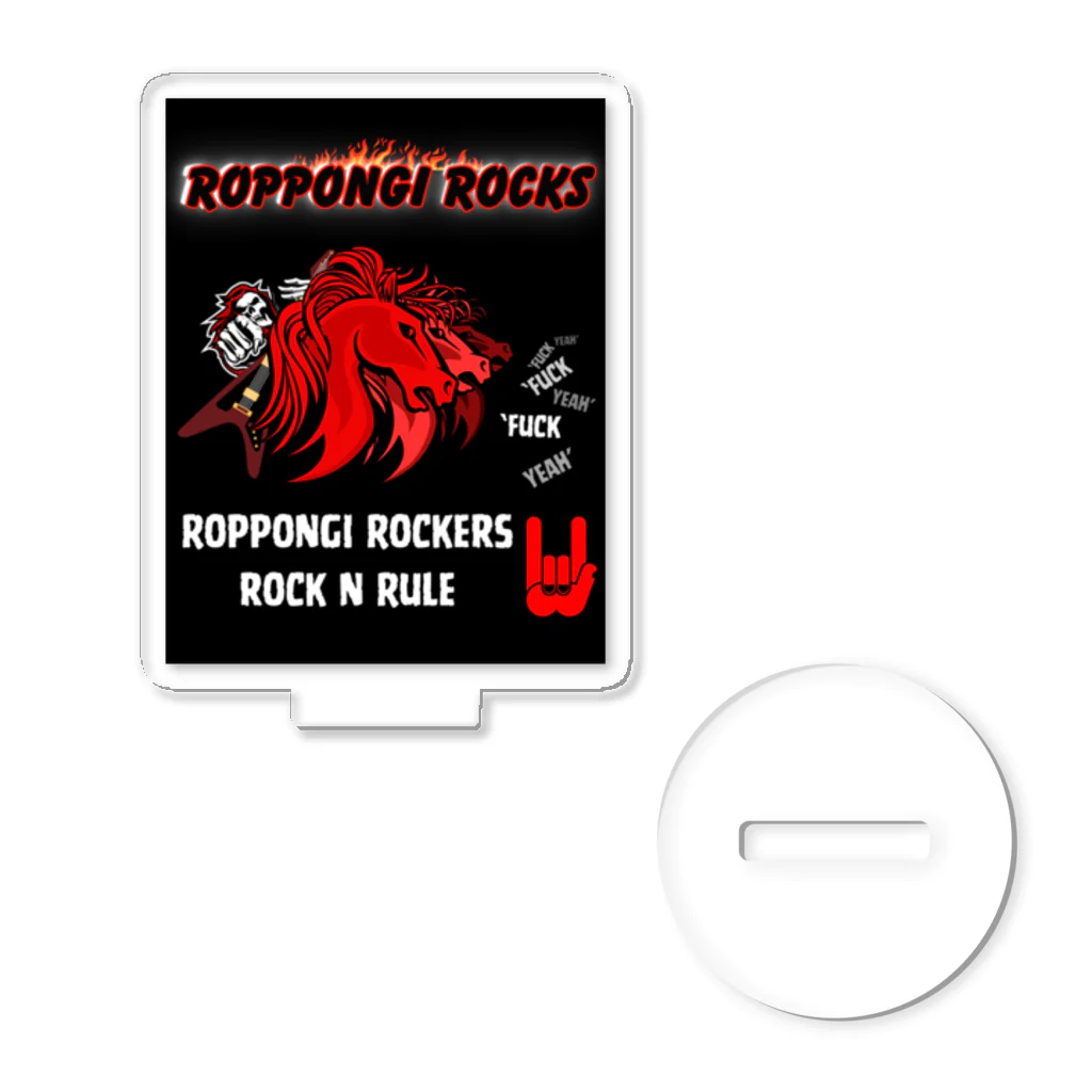 WizardWearのRoppongi Rockers Rock n Rule アクリルスタンド