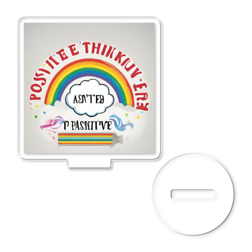 "Positive Thinking"のPositiveThinking アクリルスタンド