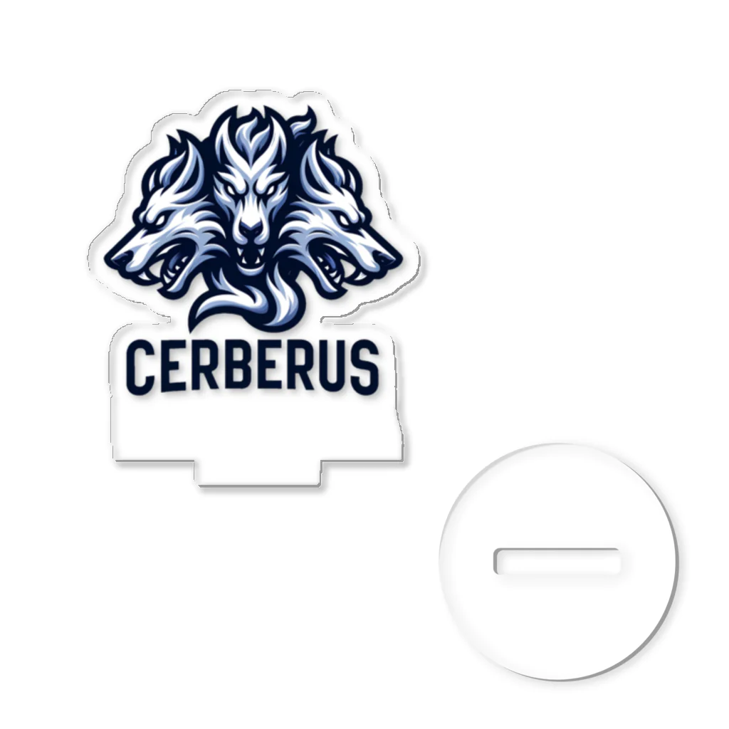 AI_Explorer68のケロべロスの三つ首のロゴ アクリルスタンド