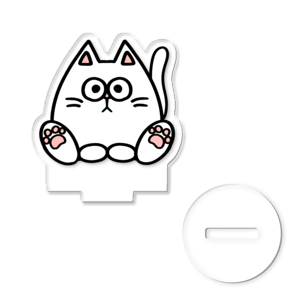 ねこねこうおの白猫キル Acrylic Stand