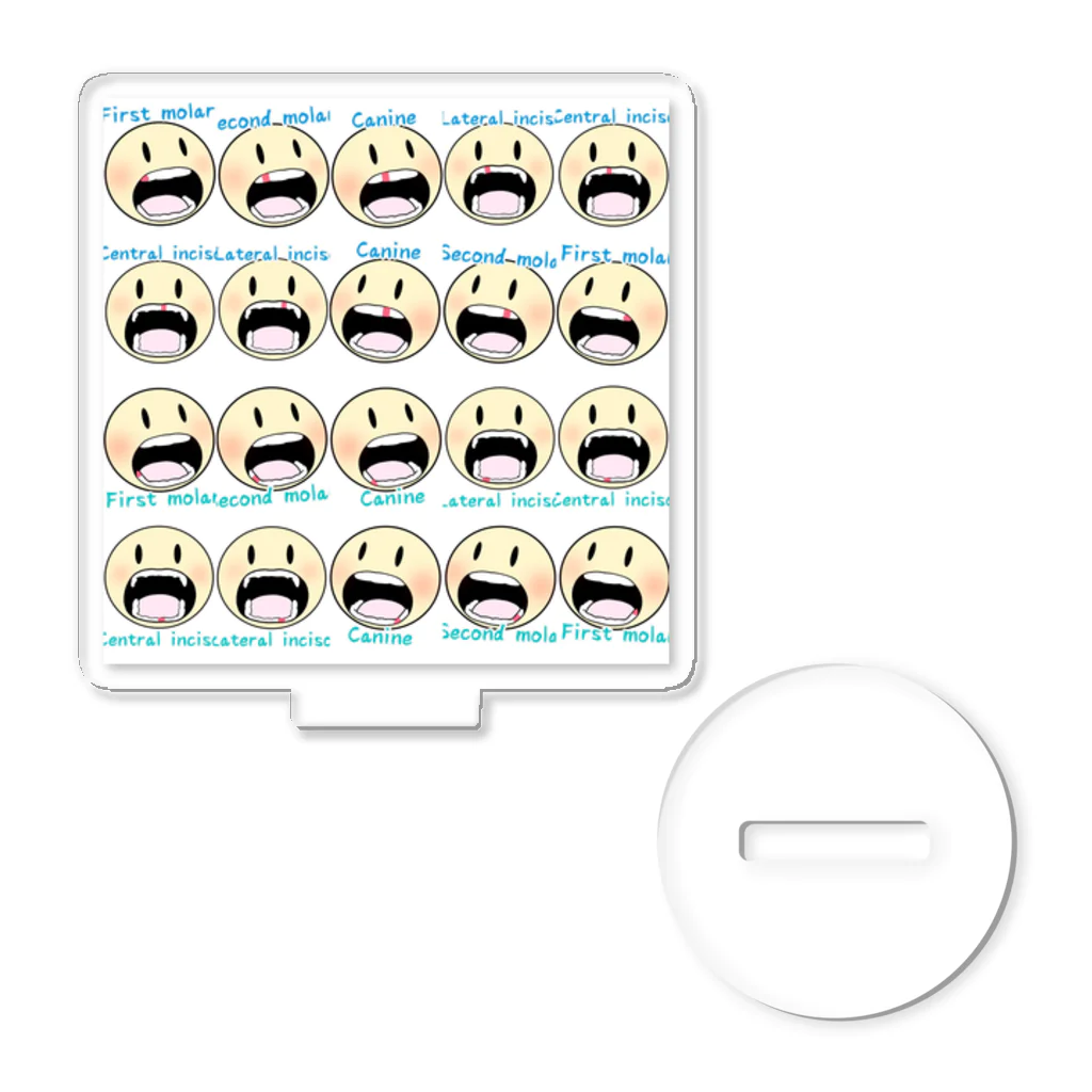 Osoro DesignのCherish family memories（Baby teeth） Acrylic Stand