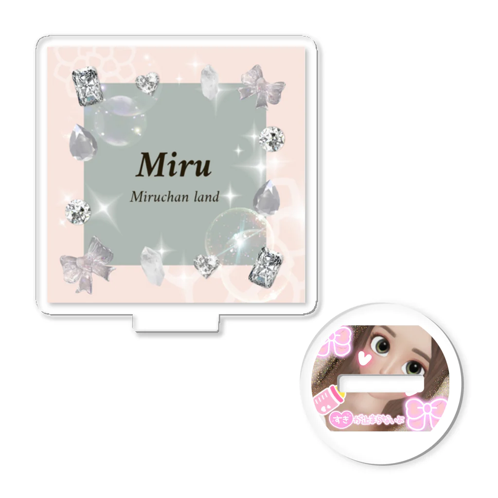 🎀miruchan land🎀🍼©️公式ショップの🎀miru land🎀🍼 Acrylic Stand