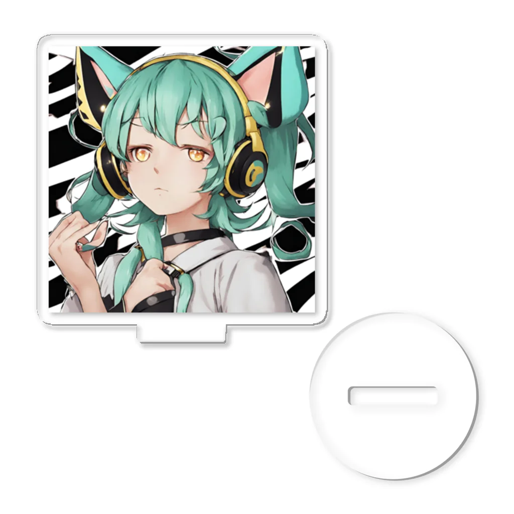 VOCALOID風な商品をのVOCALOID風 猫耳ちゃん Acrylic Stand