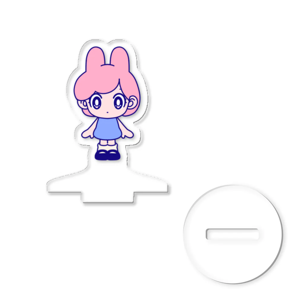 さくりゃ | オリジナルイラストグッズのうさナノちゃん Acrylic Stand