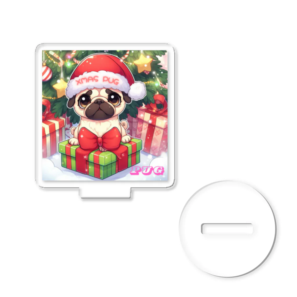 furebuhi　clubのXmas PUG アクリルスタンド