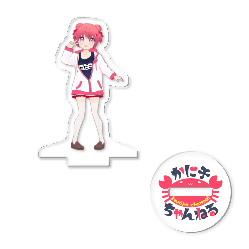 たらばかに子🦀KanikoProject所属のかに子ちゃん スクパカver アクリルスタンド