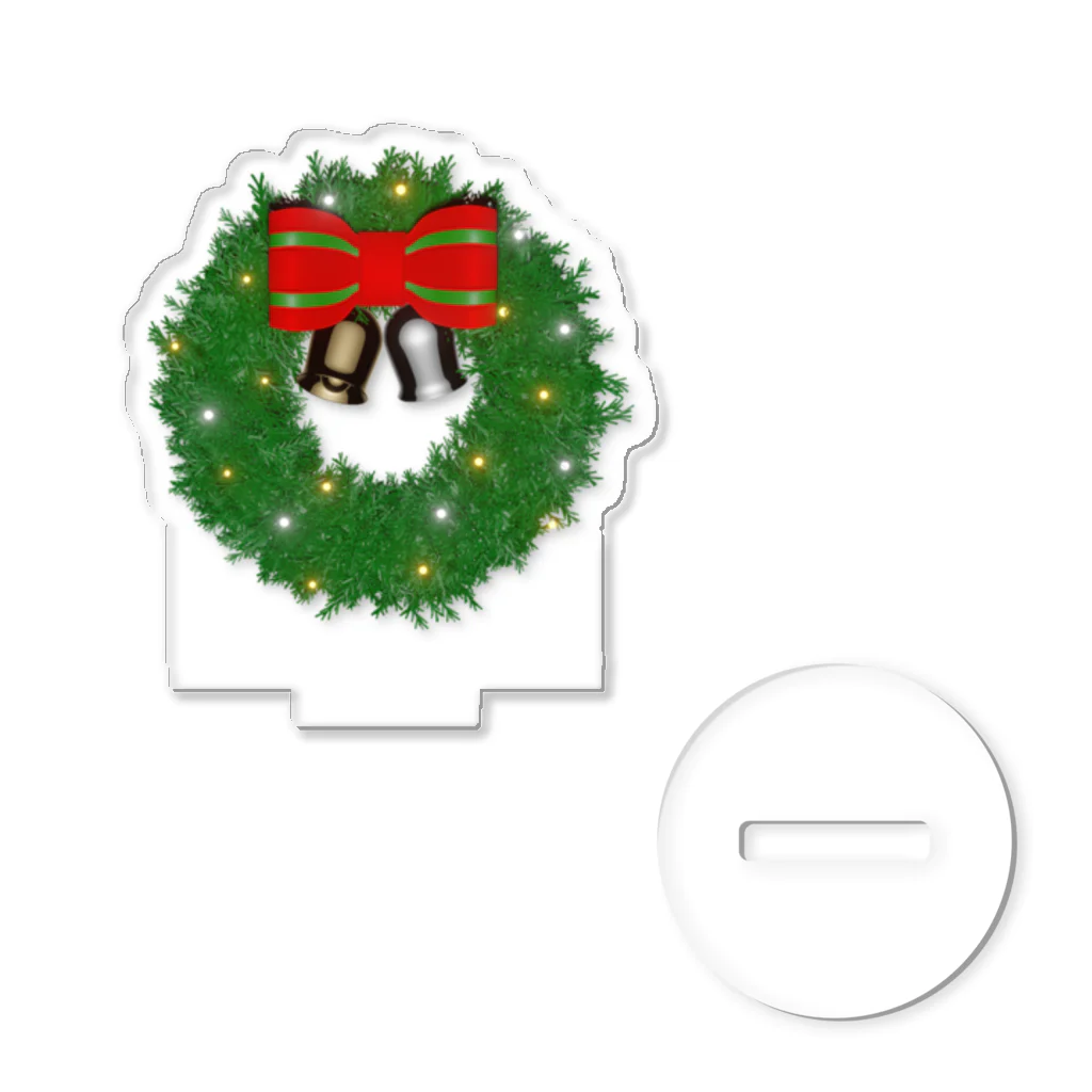 k-shopのクリスマスリース アクリルスタンド