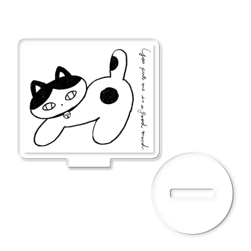 Sonon Buttonのねこねこハチワレ アクリルスタンド