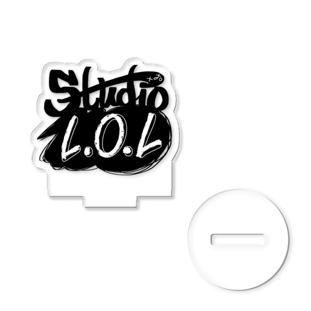 Studio L.O.LのStudio L.O.L モノクロロゴ アクリルスタンド