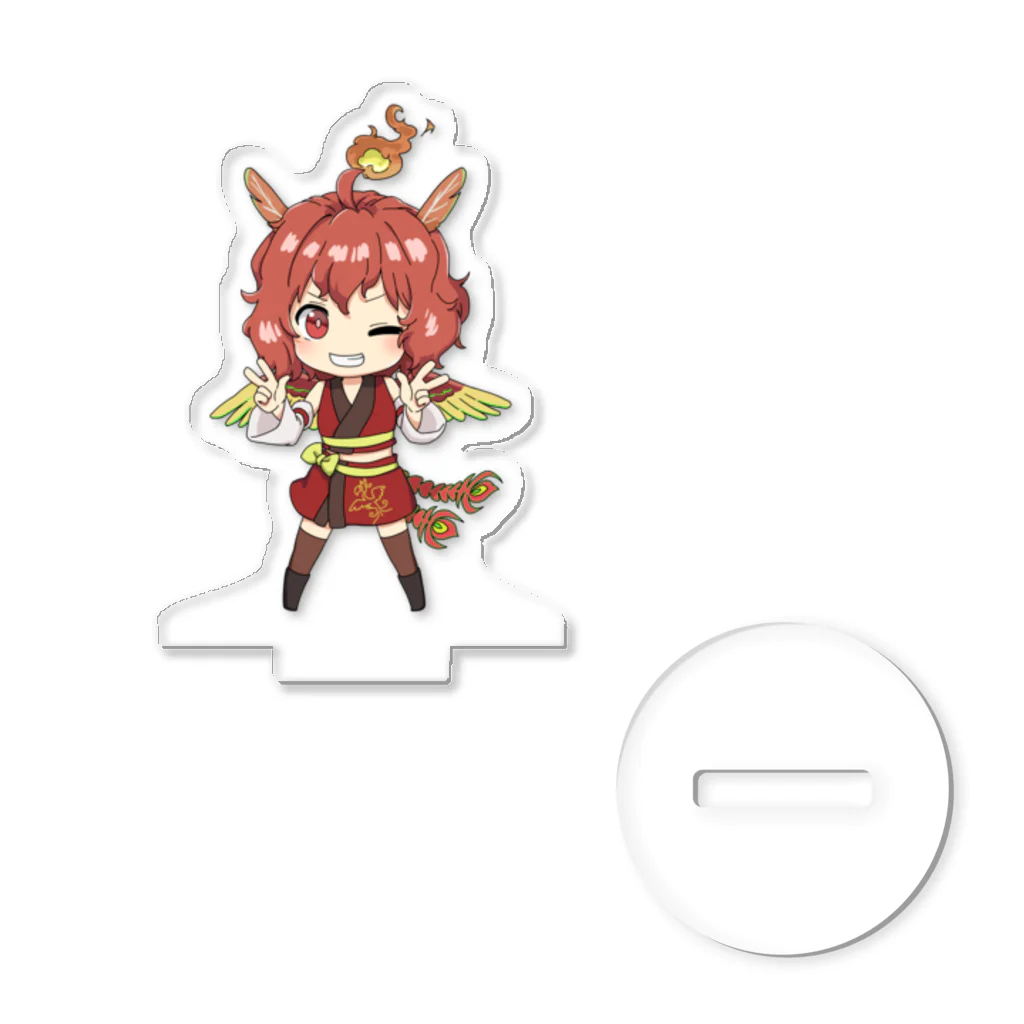 四獣チャンネルの朱雀ちゃん Acrylic Stand