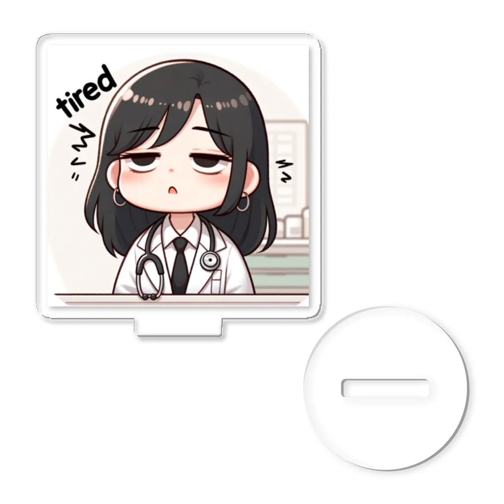 MIKAMIN SHOPのドクター♡感情日記（TIRED） Acrylic Stand