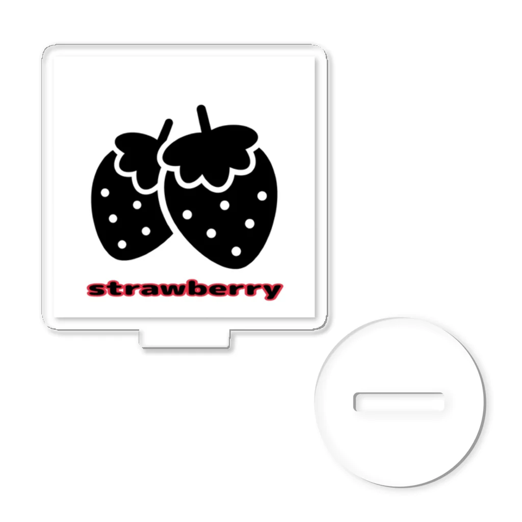 strawberry ON LINE STORE ✕　北海道特別グッズSHOPのstrawberry アクリルスタンド