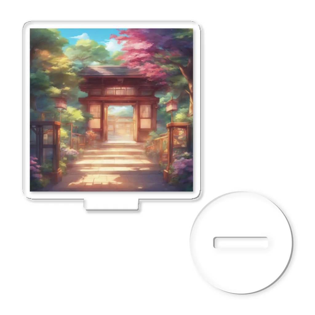 jampackの【風景】寺院 Acrylic Stand