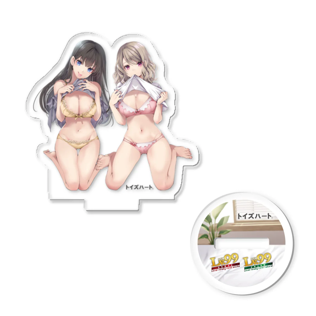 「トイズハート」公式グッズストアのレベル99エキサイトとナチュラル アクリルスタンド（トイズハート） Acrylic Stand