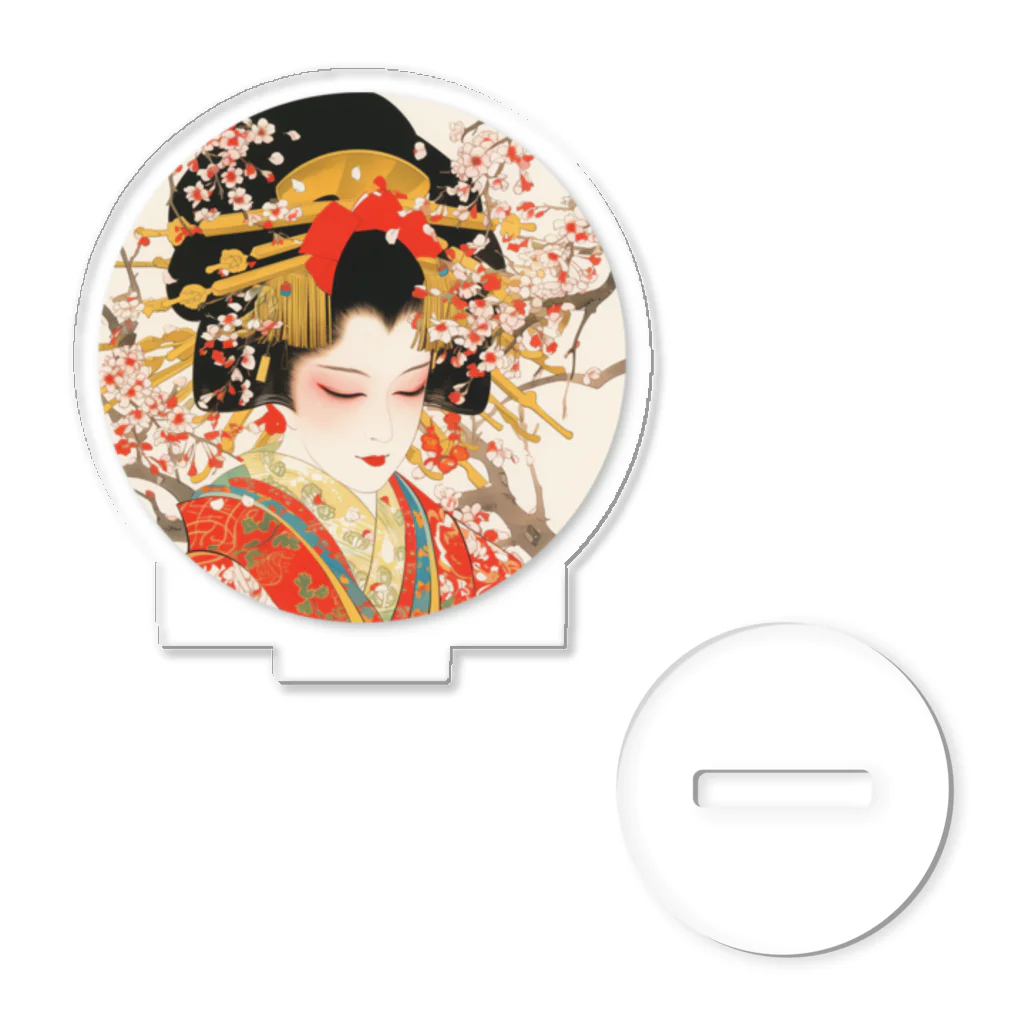 manyou-lab_Ukiyo-eの浮世絵 美人画 Ukiyoe beauty painting [UB-NIJI06-SR001-0009] Acrylic Stand