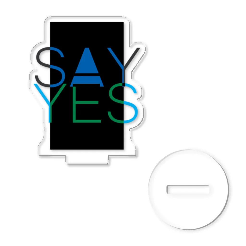 HugoDesignsのSay Yes! アクリルスタンド