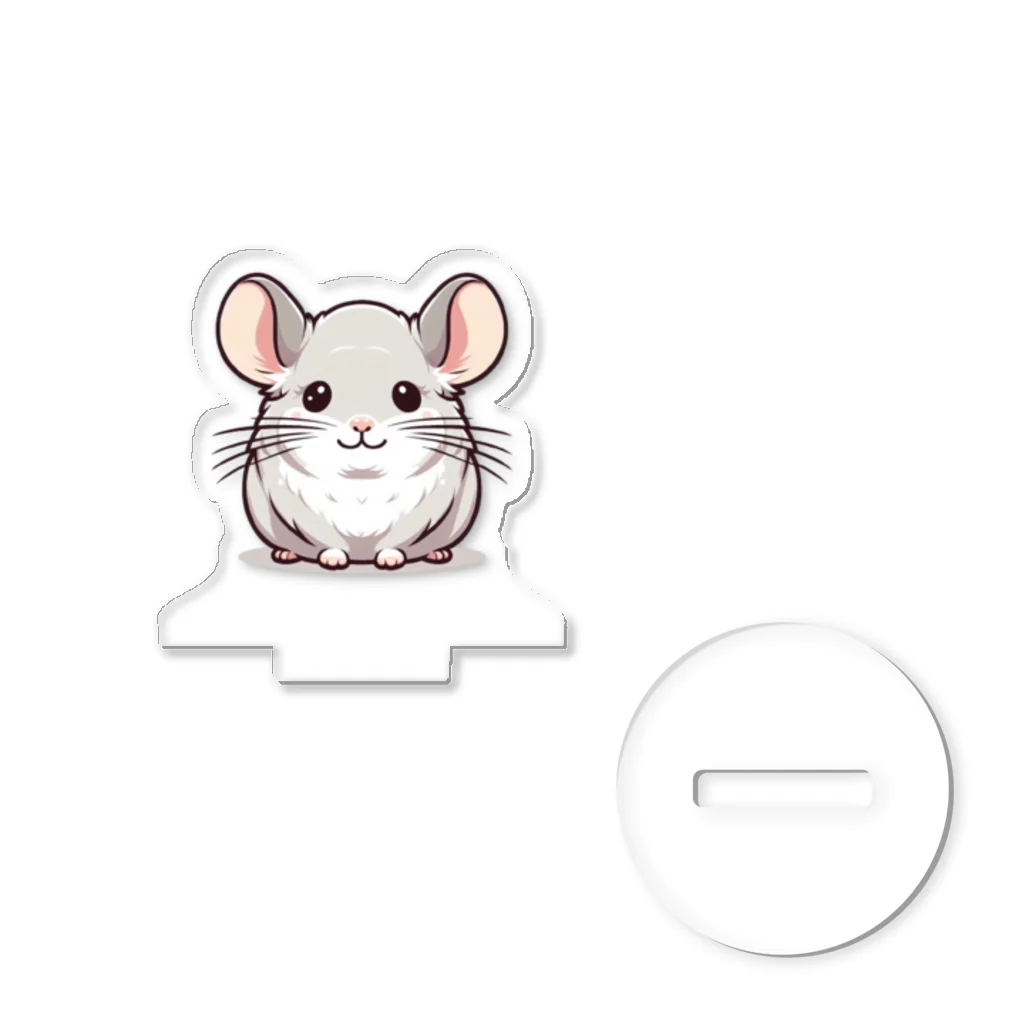 もふっとチンチラ🐭のチンチラ（シナモン） Acrylic Stand