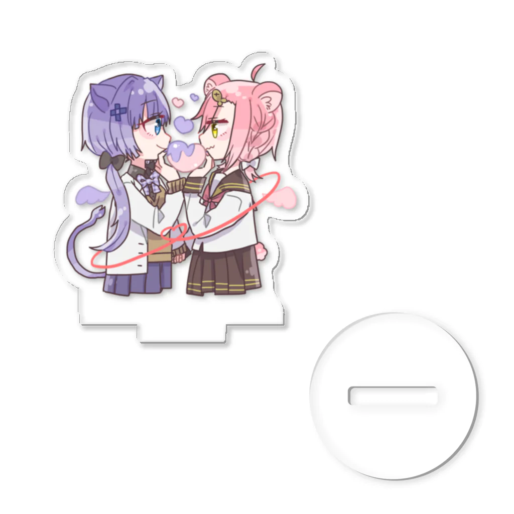 乃色とばのとばめの平行線コラボ Acrylic Stand