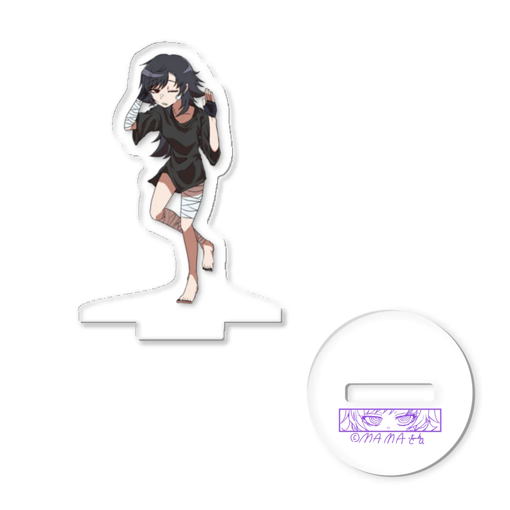 暴走ママチャリのぼろぼろちゃん(すまんすまん玄関ロックしててわＶｅｒ．) Acrylic Stand