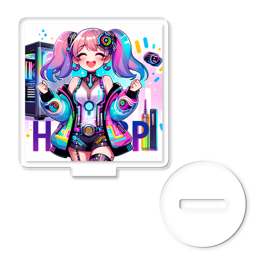 iSysのゲーミング少女ピーシースリー Acrylic Stand