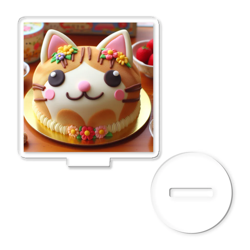 neko_shopのねこケーキ２ アクリルスタンド