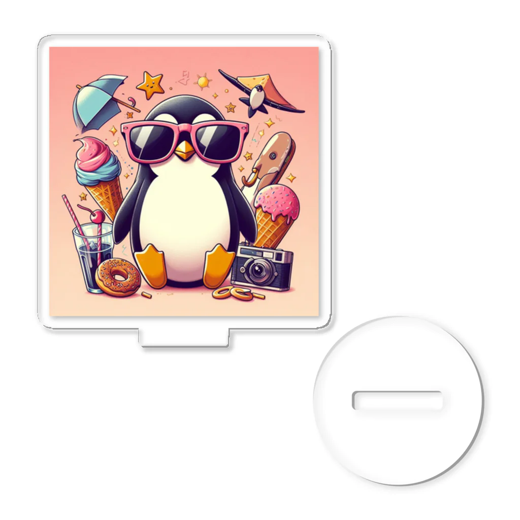 Design Harborのcool penguin アクリルスタンド