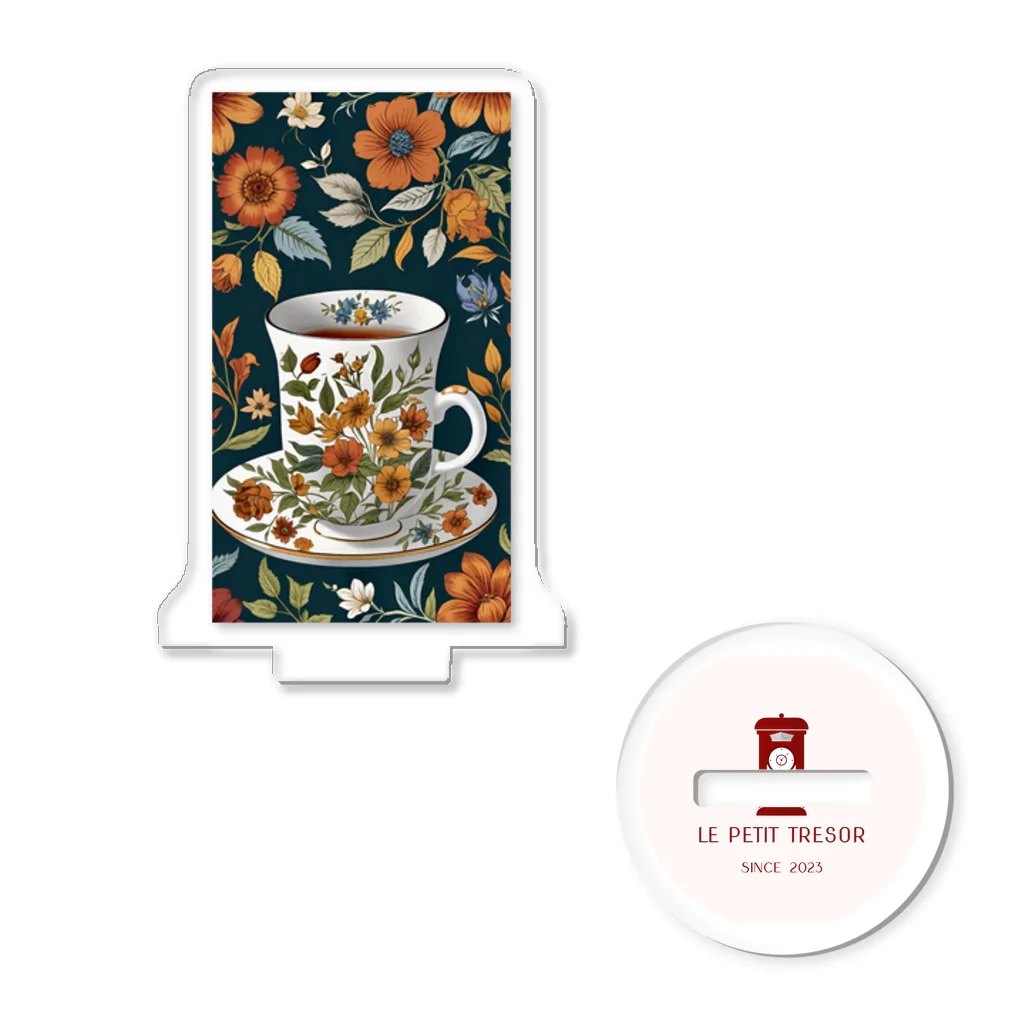 (っ◔◡◔)っ ♥ Le Petit Trésor ♥の花の詩カップ(The Flower Poetry Cup) アクリルスタンド