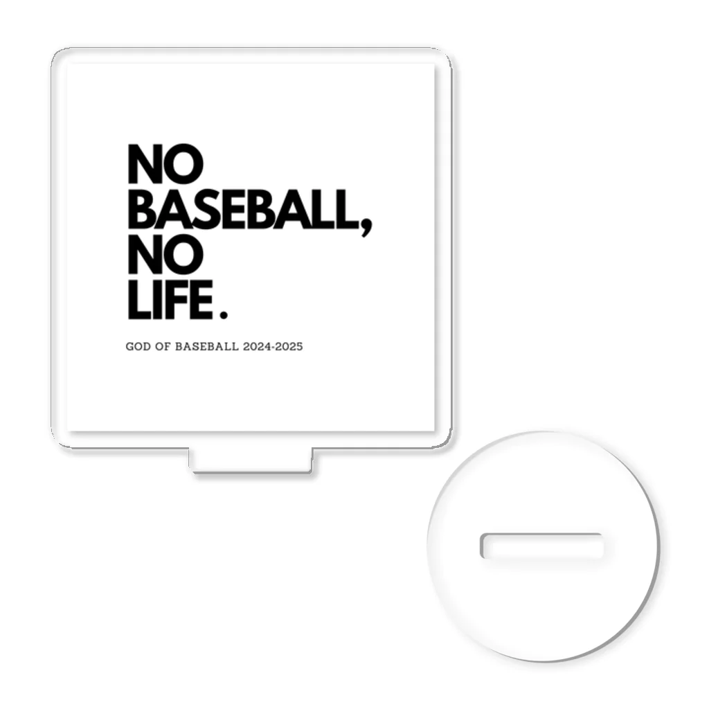 No Baseball , No Life.のNO BASEBALL , NO LIFE . ～ 野球の神様 ～ アクリルスタンド