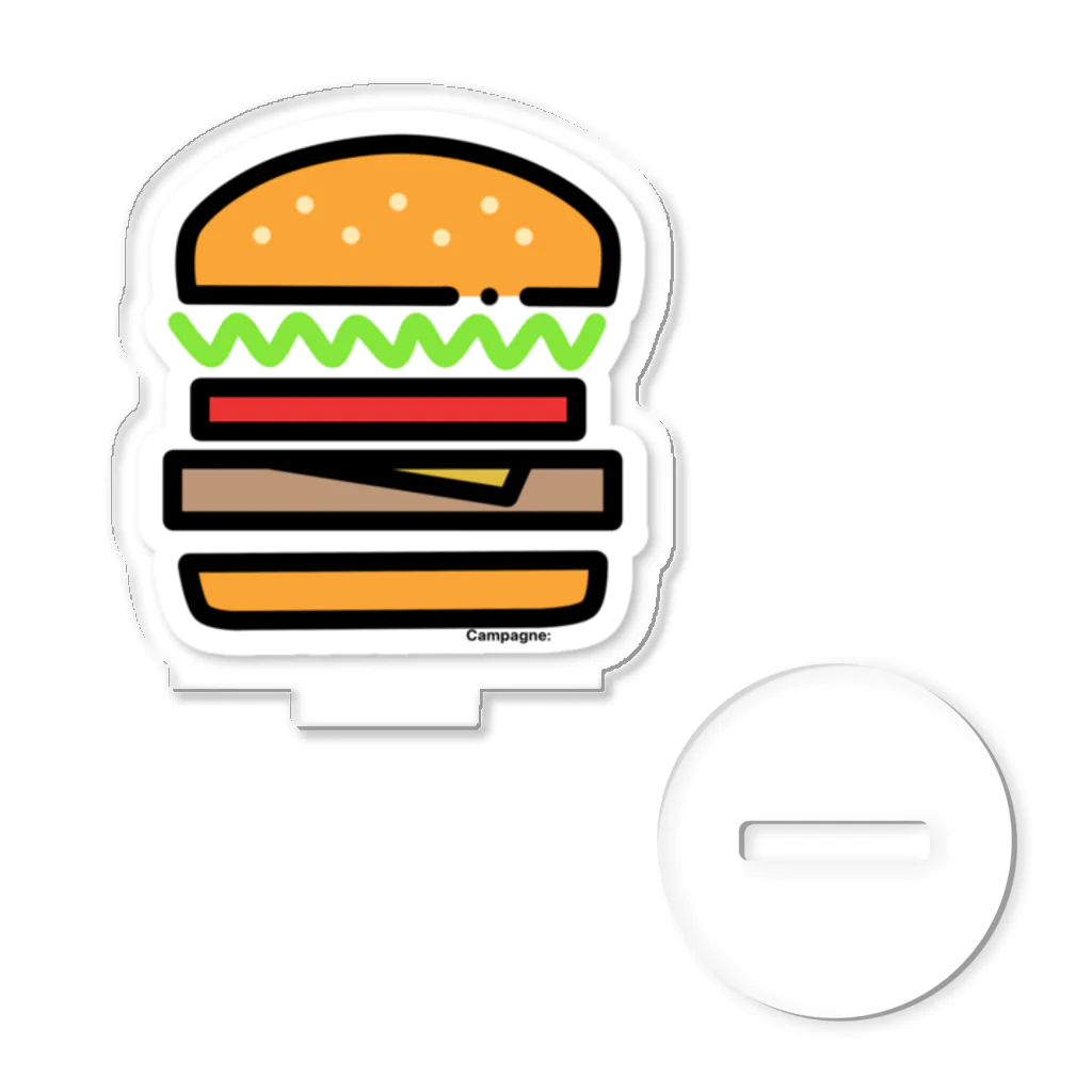 Campagne:のhamburger アクリルスタンド