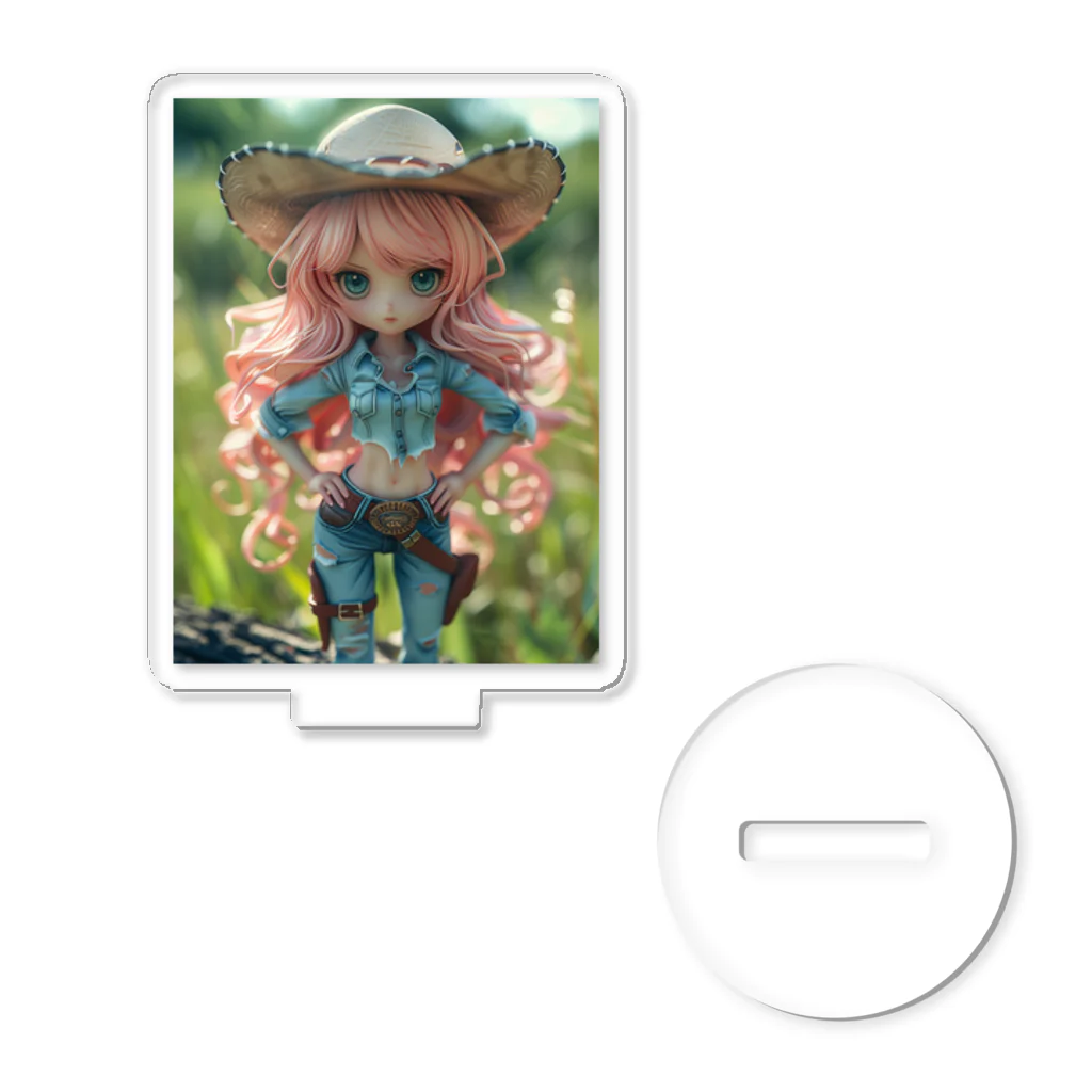 STRAYAPEのAngry Cowgirl Doll  アクリルスタンド