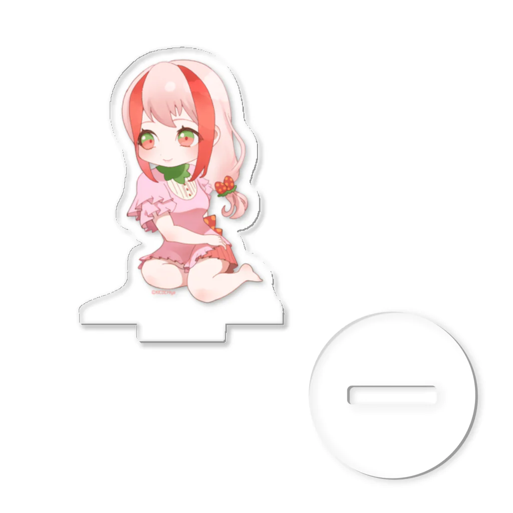 KICOCHIyaのミルキーベリーちゃん（おすわり） Acrylic Stand