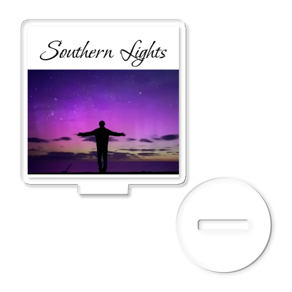 絶景の宝石箱のSouthern Lights〜自然の宝石箱:ニュージーランドより〜 アクリルスタンド