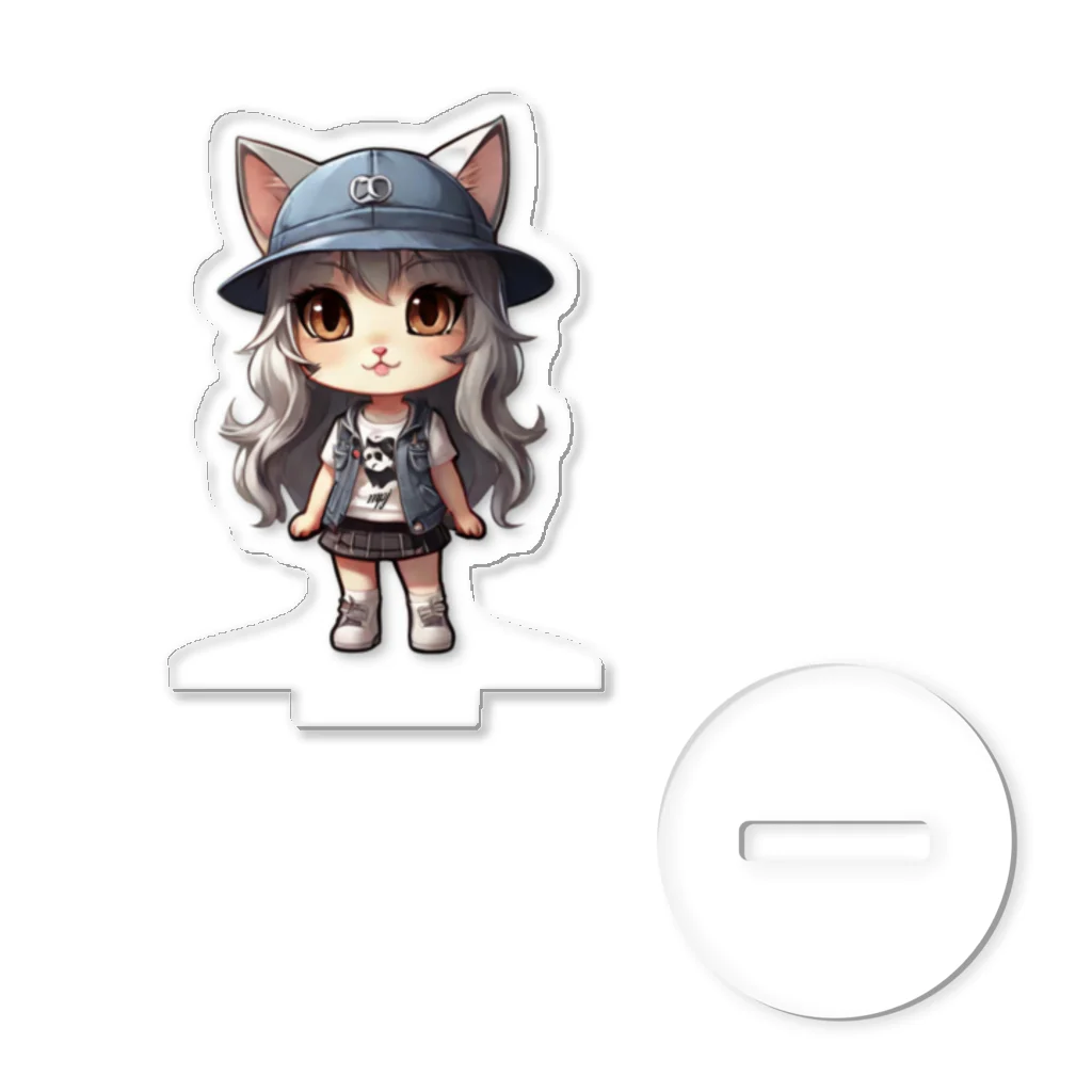 RANRAN2432MPJの猫派アイドル　にゃにゃ美ちゃん Acrylic Stand