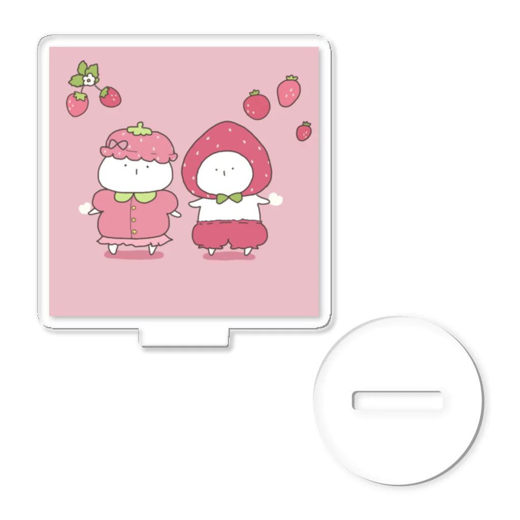 ‪︎‬♥︎sumin‪︎‬♥︎のいちごなうさぎ Acrylic Stand