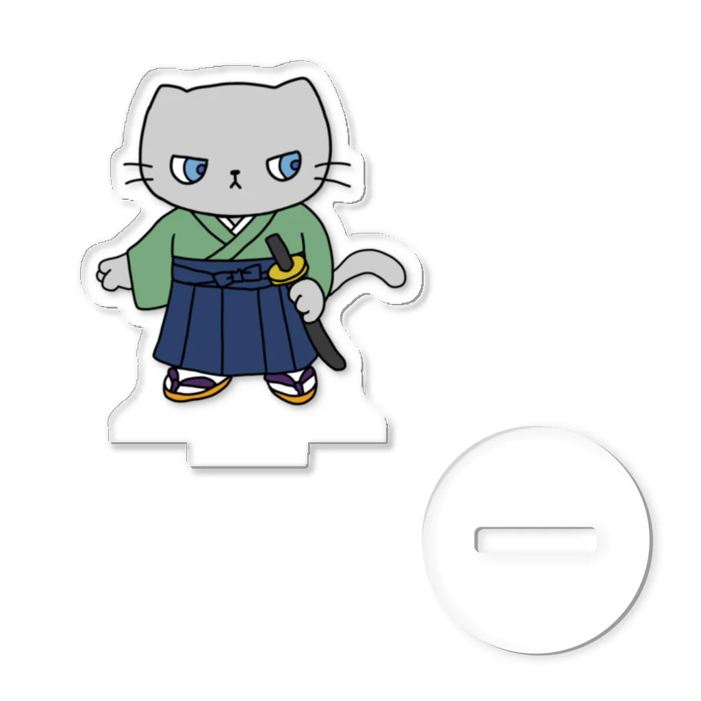 ふうこジャスミンのつり目ねこサムライ Acrylic Stand