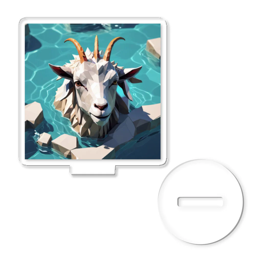 かてこの洋服販売所のWater goat アクリルスタンド