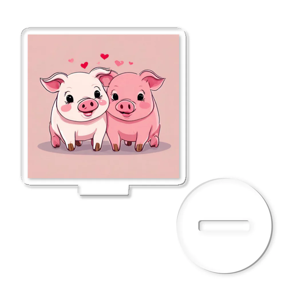 🐽ブヒブヒ🐽の子豚ちゃんのかわいいグッズ アクリルスタンド