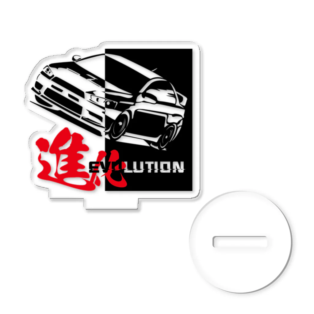 ムゲンソウコ GarageNoLimitのEvolution10-Black アクリルスタンド