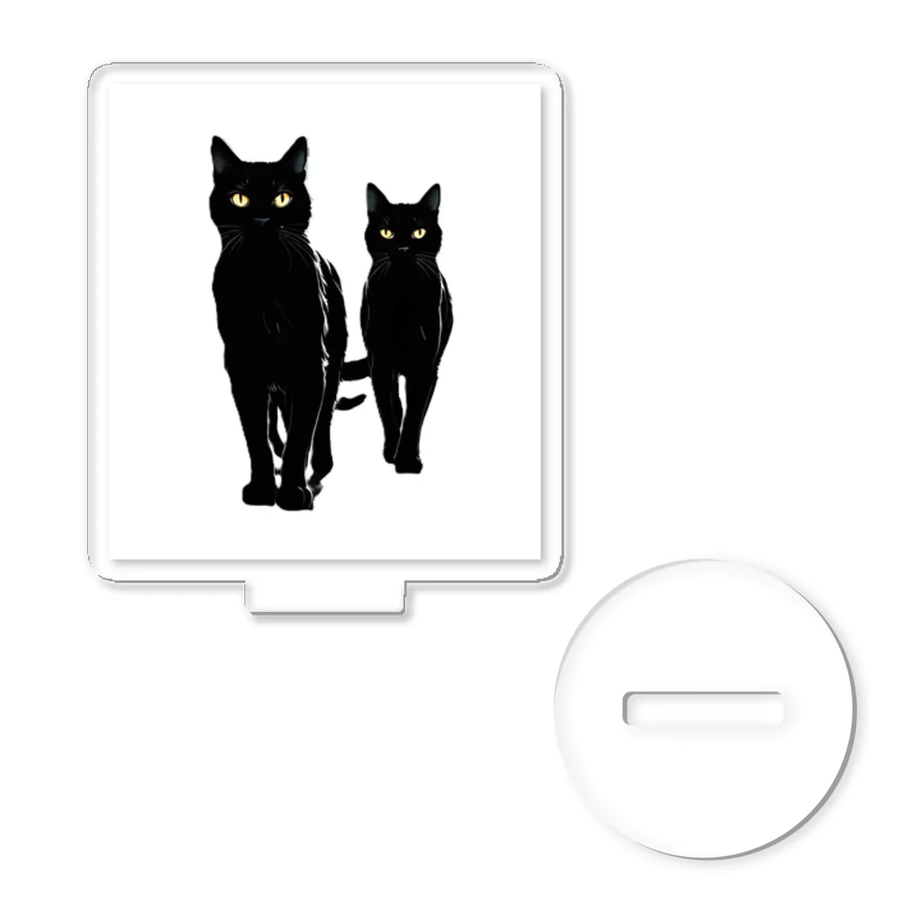 studio eizoの黒猫の思い (=^・^=) Acrylic Stand