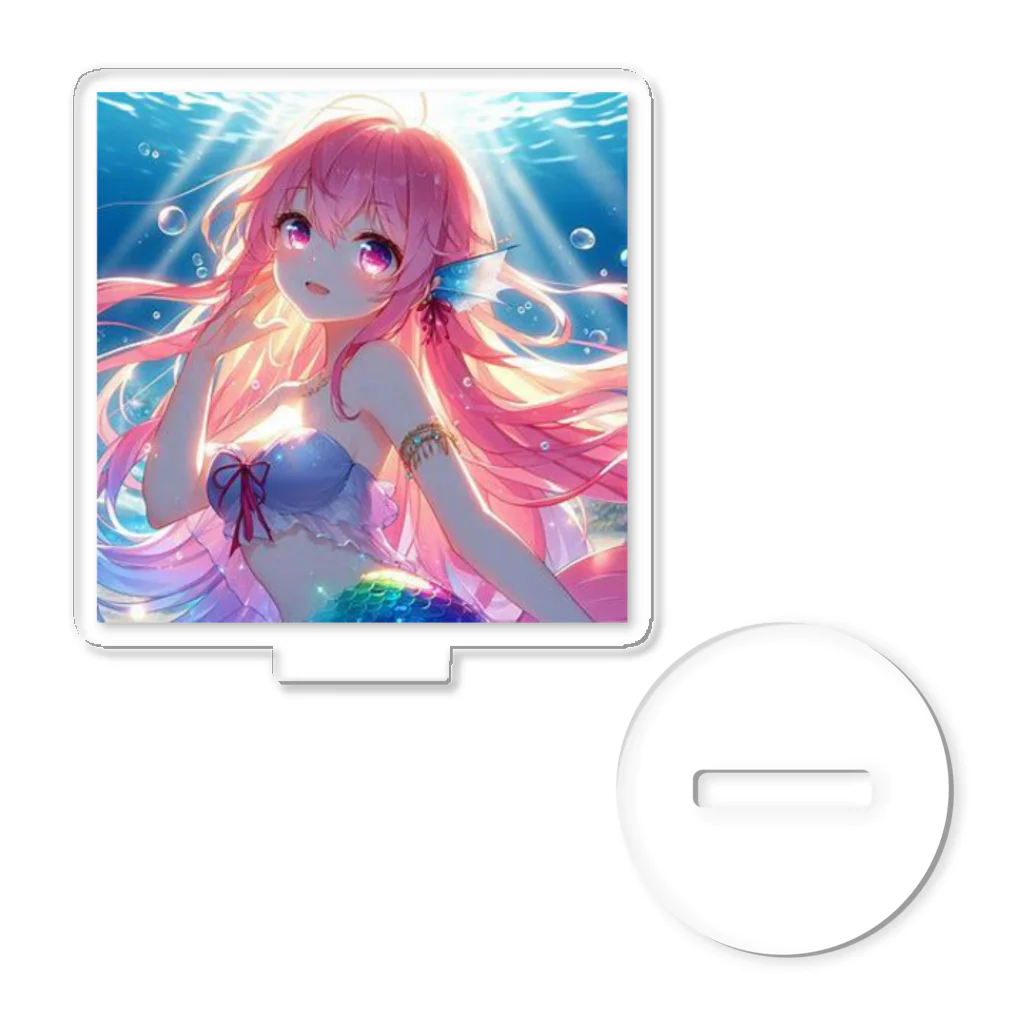 「ワンダーワールド」の🧜‍♀️ いいつか出会えるかもしれませんよ！❤️ アクリルスタンド