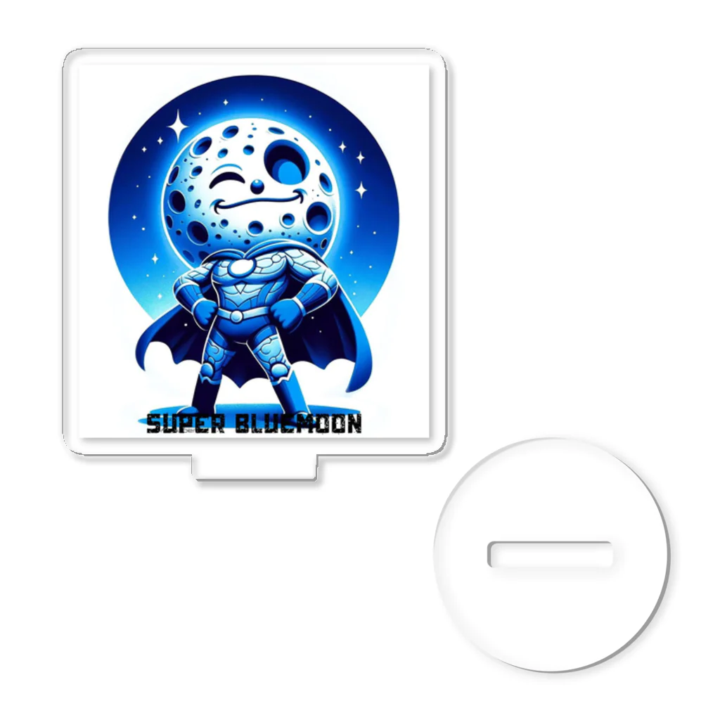 Super_BluemoonのSuper Bluemoon Brand🎵(リメイク ネーム入り) Acrylic Stand