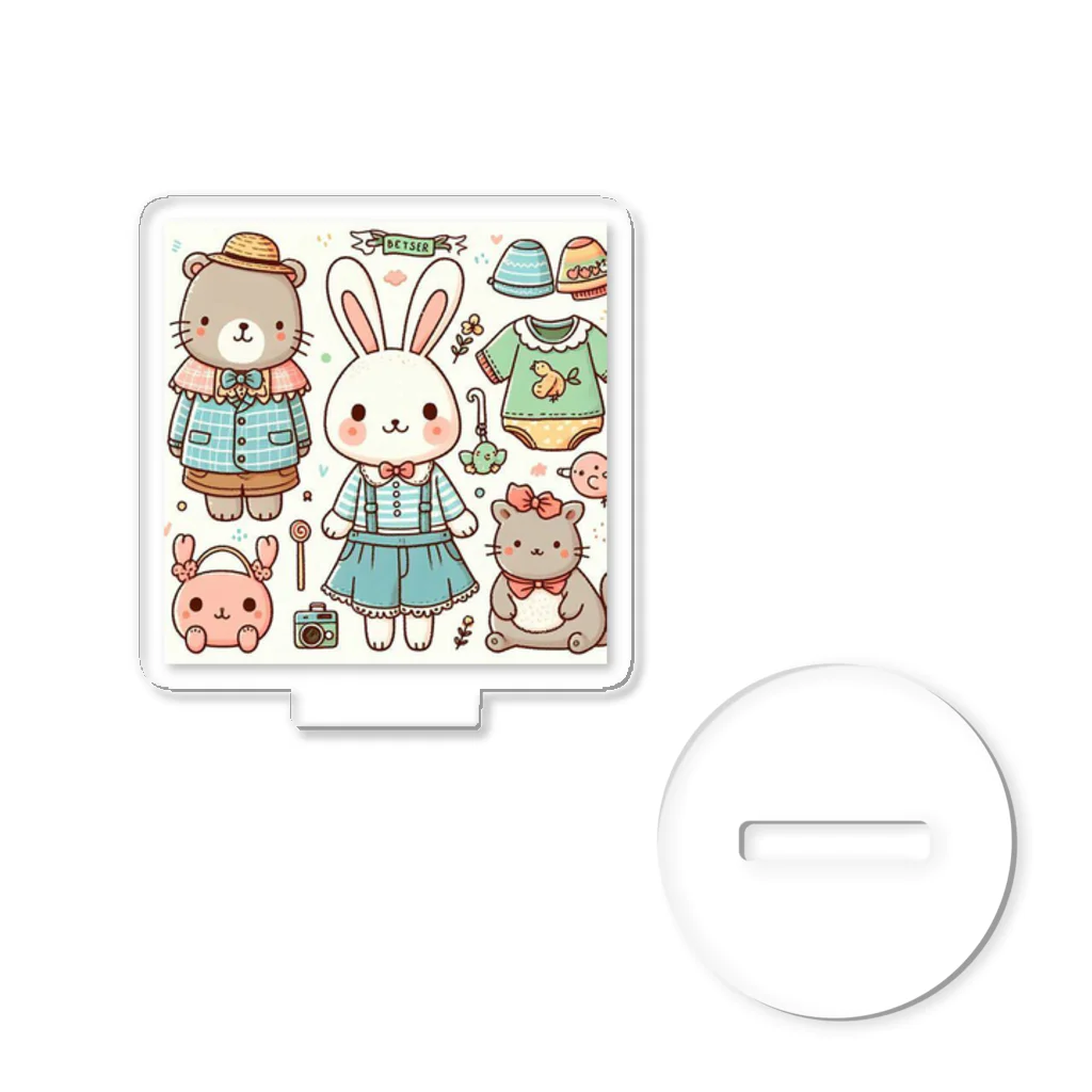 moyasi_777のanimals アクリルスタンド