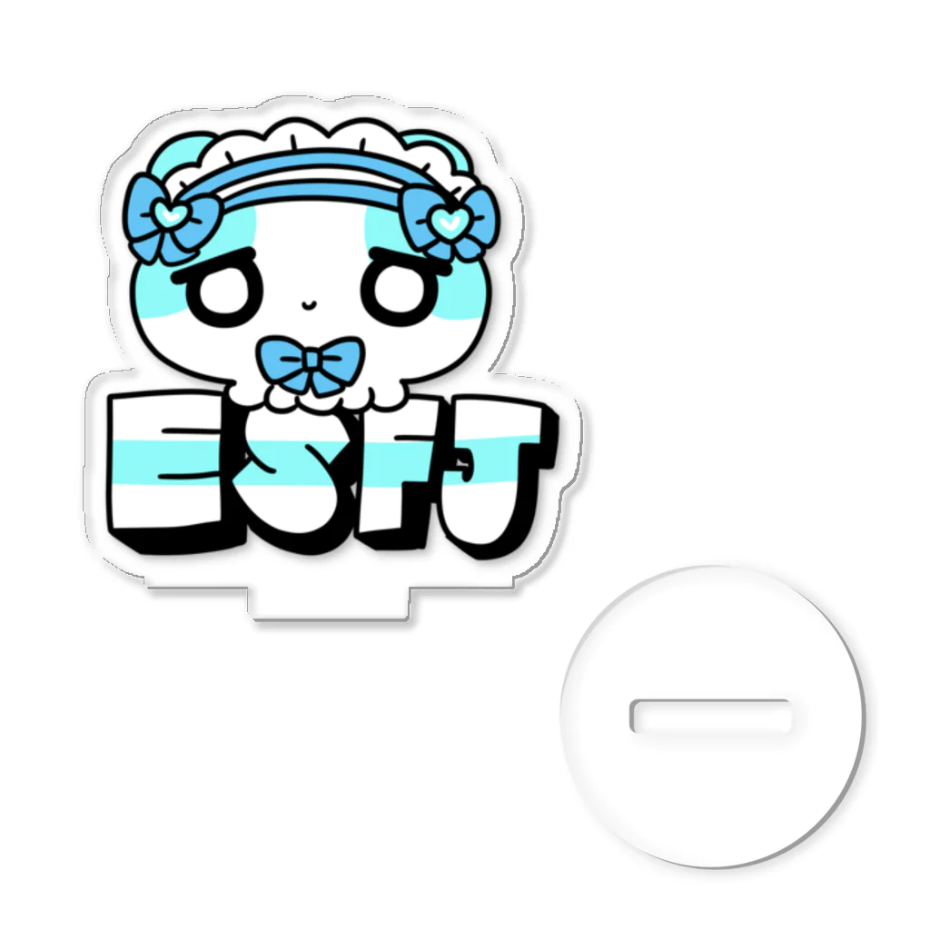 ムラサキゲジゲジのオンラインショップの16性格タコちゃんず ESFJ Acrylic Stand