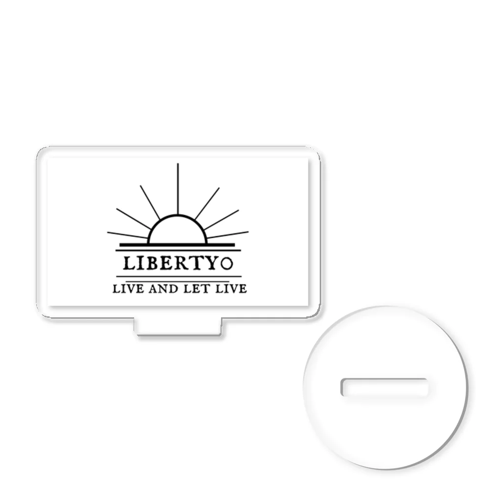 liberty0「リバティ・ゼロ」のliberty0(ホワイト) Acrylic Stand