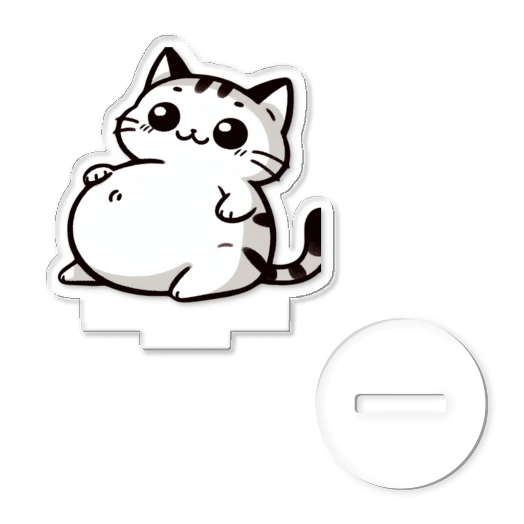 ゆるねこshopのお腹のでてる猫20 Acrylic Stand