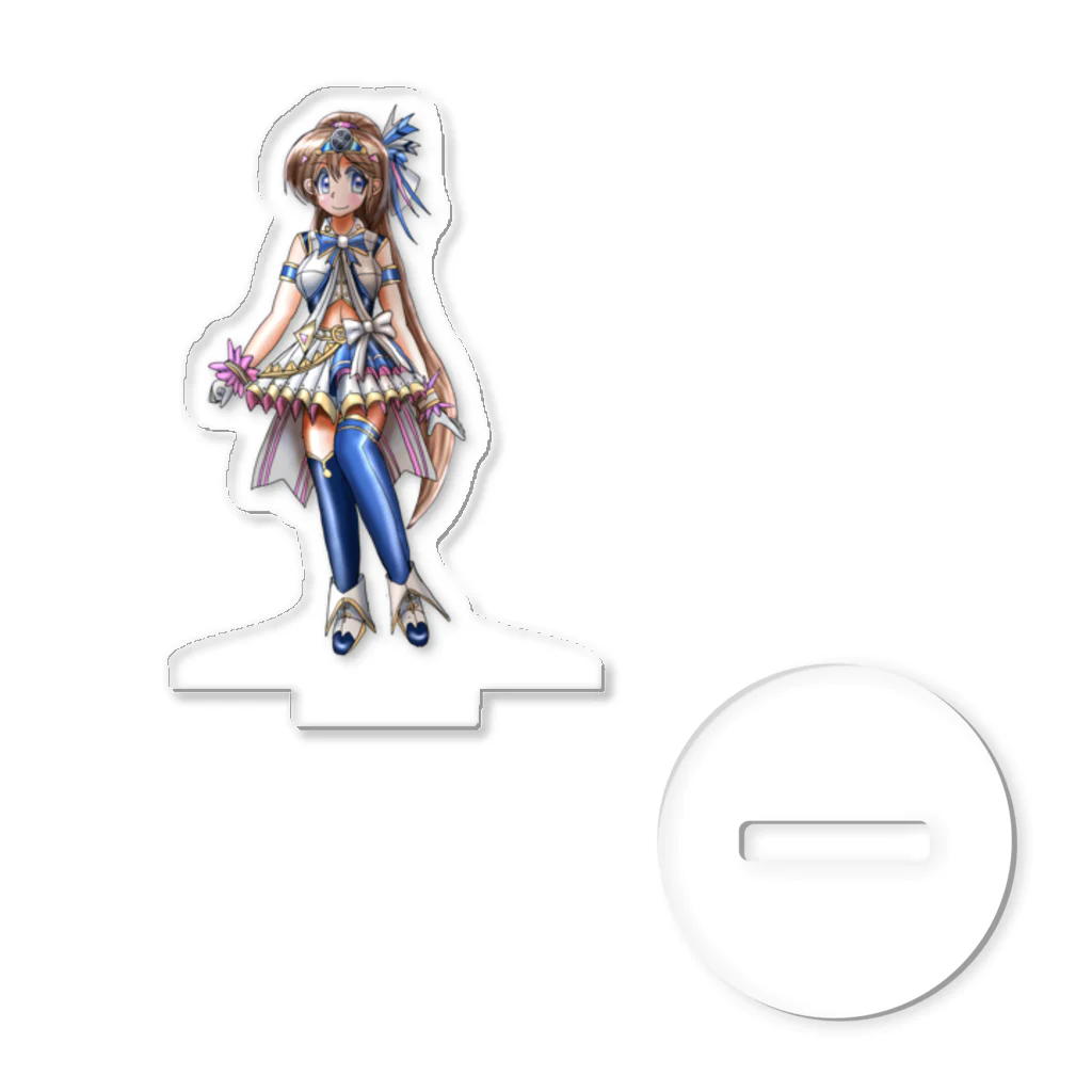 米田淳一未来科学研究所ミュージアムショップ（SUZURI支店）の鉄研総裁アイドルコス Acrylic Stand